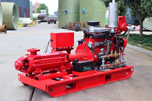 What are the causes of excessive power consumption for the fire pump?